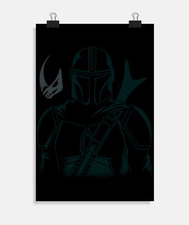 LONE BLUE Mandalorian