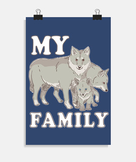 loup famille loups wolfbaby mère papa