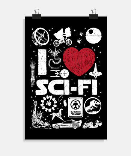 Poster love scifi