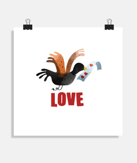 LOVE BIRD oiseau amour