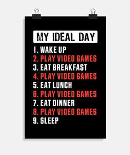 ma journée idéale pour jouer à des jeux