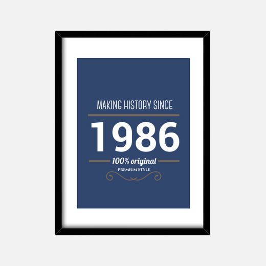 making history 1986 white text