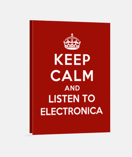 mantener la calma y escuchar música electrónica