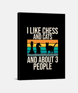 me gusta el ajedrez y los gatos y unas 