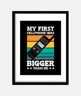 mi primer celular era mas grande retro