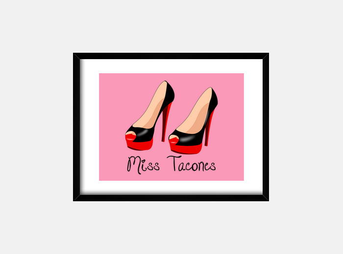 Cuadros de online tacones