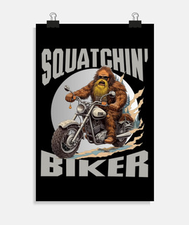 motard sasquatch sur moto