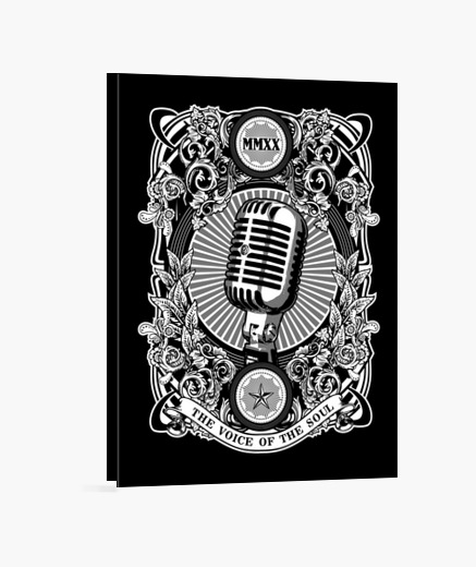 Stampa Su Tela Musica Vintage Microfono Vintage Soul Rock Rockabilly Rock And Roll Anni 50 Anni 60 Anni Tostadora It