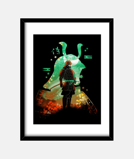 Framed negative aki samurai