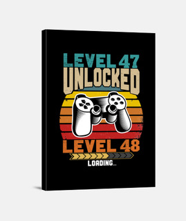 niveau 47 débloqué niveau 48 chargement