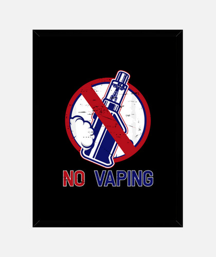 No vaping anti vape framed print | tostadora No vaping anti vape framed print | tostadora