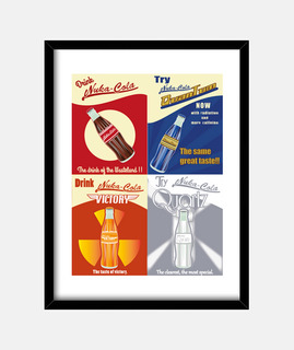 nukacolas poster - toile -