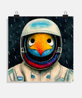 Oiseau cosmonaute Espace
