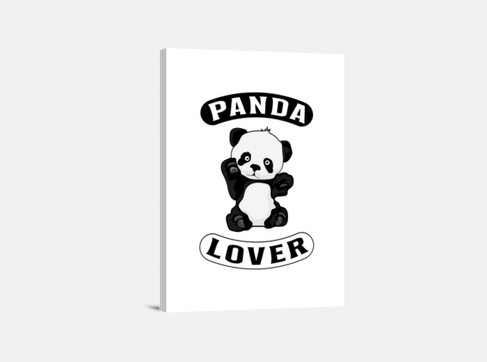 Lienzo oso panda linda pata animal china... | laTostadora Lienzo oso panda linda pata animal china... | laTostadora