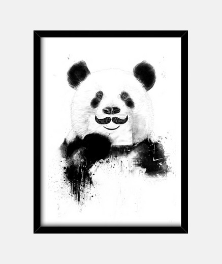 Cadre panda drôle