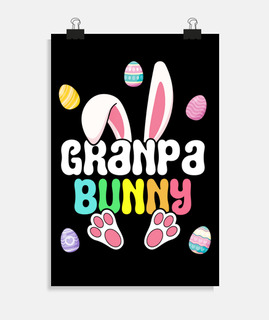 pâques grand-papa mignon lapin pâques f