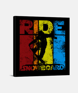 paseo en snowboard
