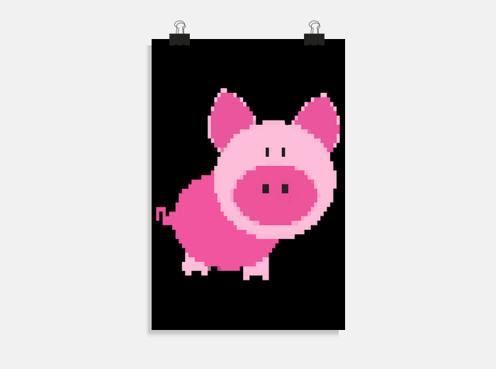 Petit cochon • Pixel Art