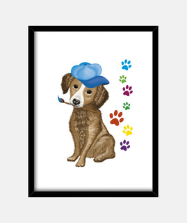 pintor perro