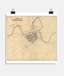 Plano Pamplona 1882
