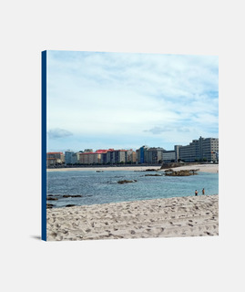 Playa de Riazor Orzán. A Coruña.