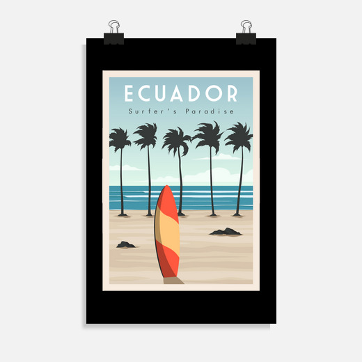 playa de surf ecuador
