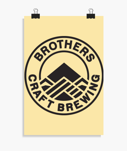 Póster Brother Craft brewing