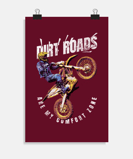 poster di moto per la decorazione o l&#39;home staging, prova di moto hip hop da rodeo urbano
