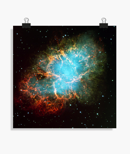 Póster Nebulosa Cangrejo