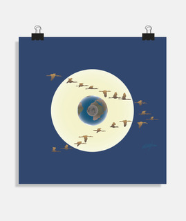 Poster Parallel world EXP 01 the silent sun