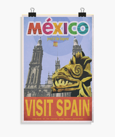 Póster Visit Spain Visit México