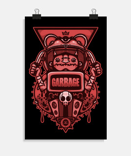 poubelle rouge