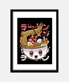 ramen lindo de la vendimia