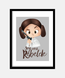 Rebelde-Cuadro con marco vertical 3:4 (30 x 40 cm)