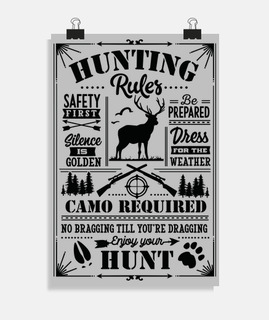 règles de chasse chasseur chasseur