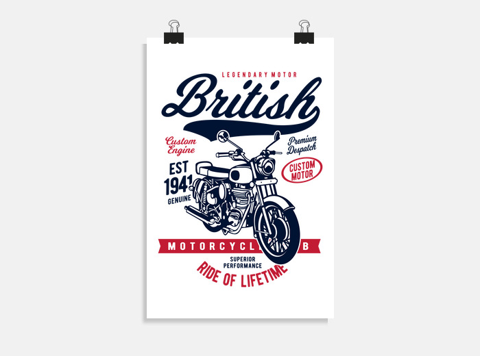 Retro british motorcycles vintage bikers tostadora
