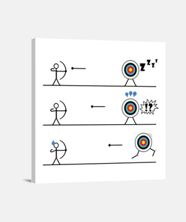 Running archery target