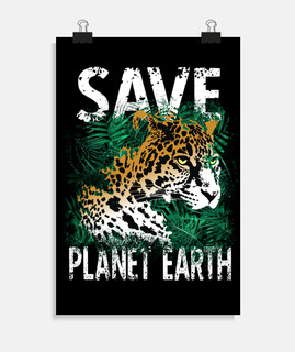 salvar el planeta tierra selva leopardo