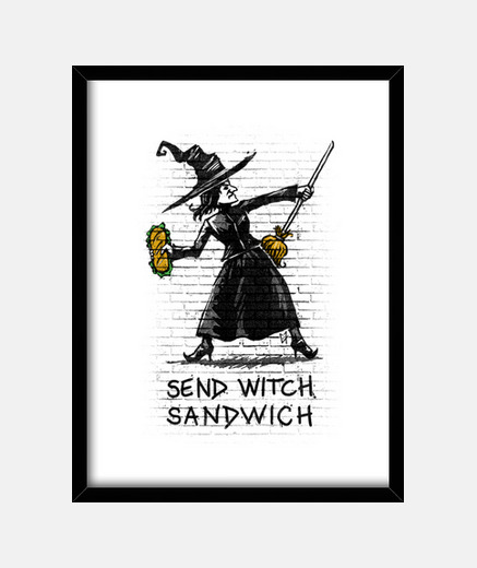 Framed send witch sandwich