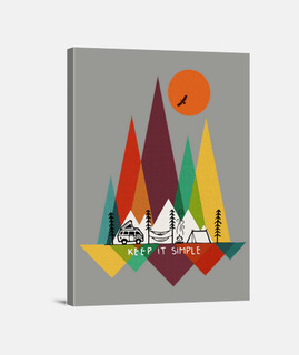 Simple Mountains White