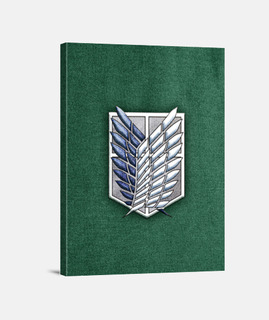 Singeki no kyojin escudo tela