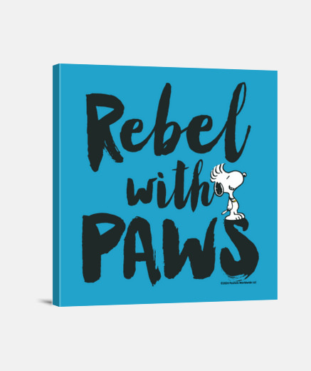 Wall Snoopy Rebel with Paws