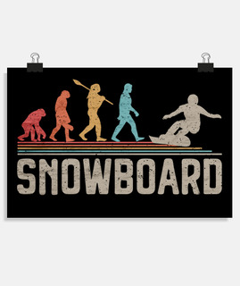 snowboard évolution drôle snowboarder