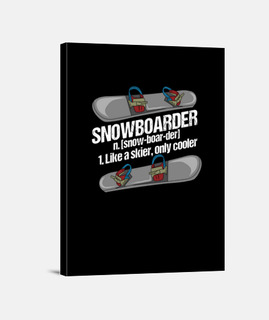 snowboarder divertido