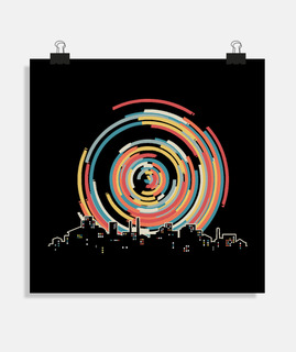sol sobre la ciudad