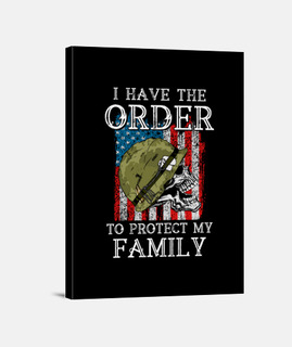 soldado diciendo familia