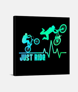 solo monta el latido del corazón de bmx