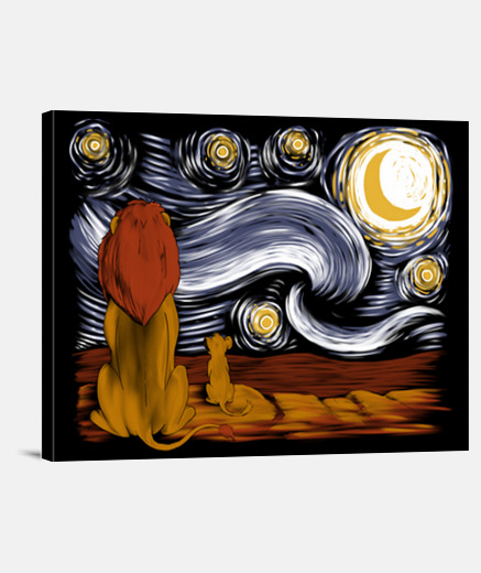 Lienzo Starry King
