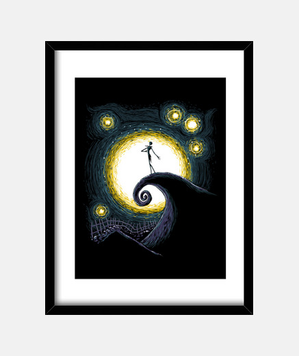 Framed starry nightmare