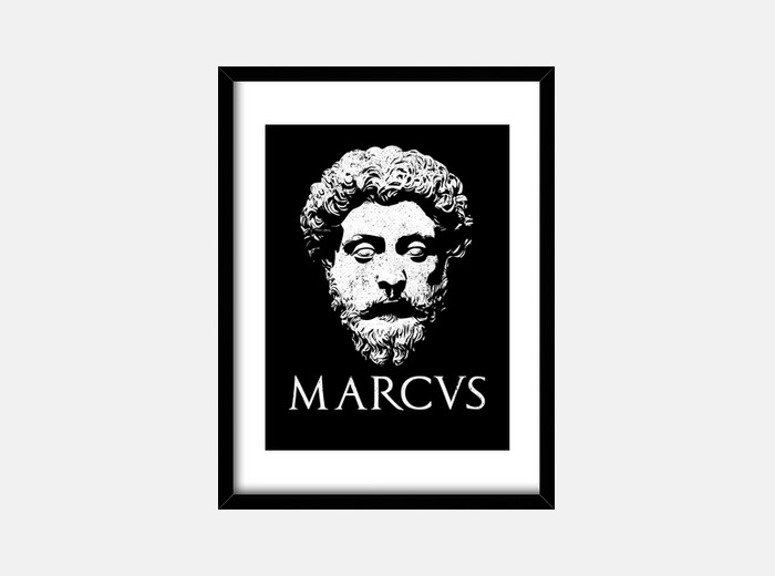 Marco Aurelio, Meditazioni stoiche, Poster motivazionale, Arte dello  stoicismo, Stampa ispiratrice, Dono filosofico, Filosofia occidentale,  Bianco -  Italia